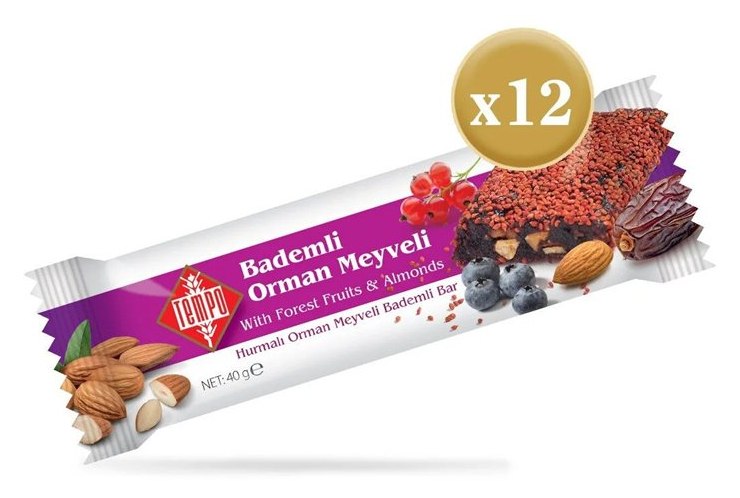 Date Forest Fruit Almond Bar x 12 pcs