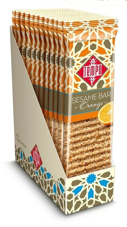 Orange Sesame Brittle 45 g x 12 pcs