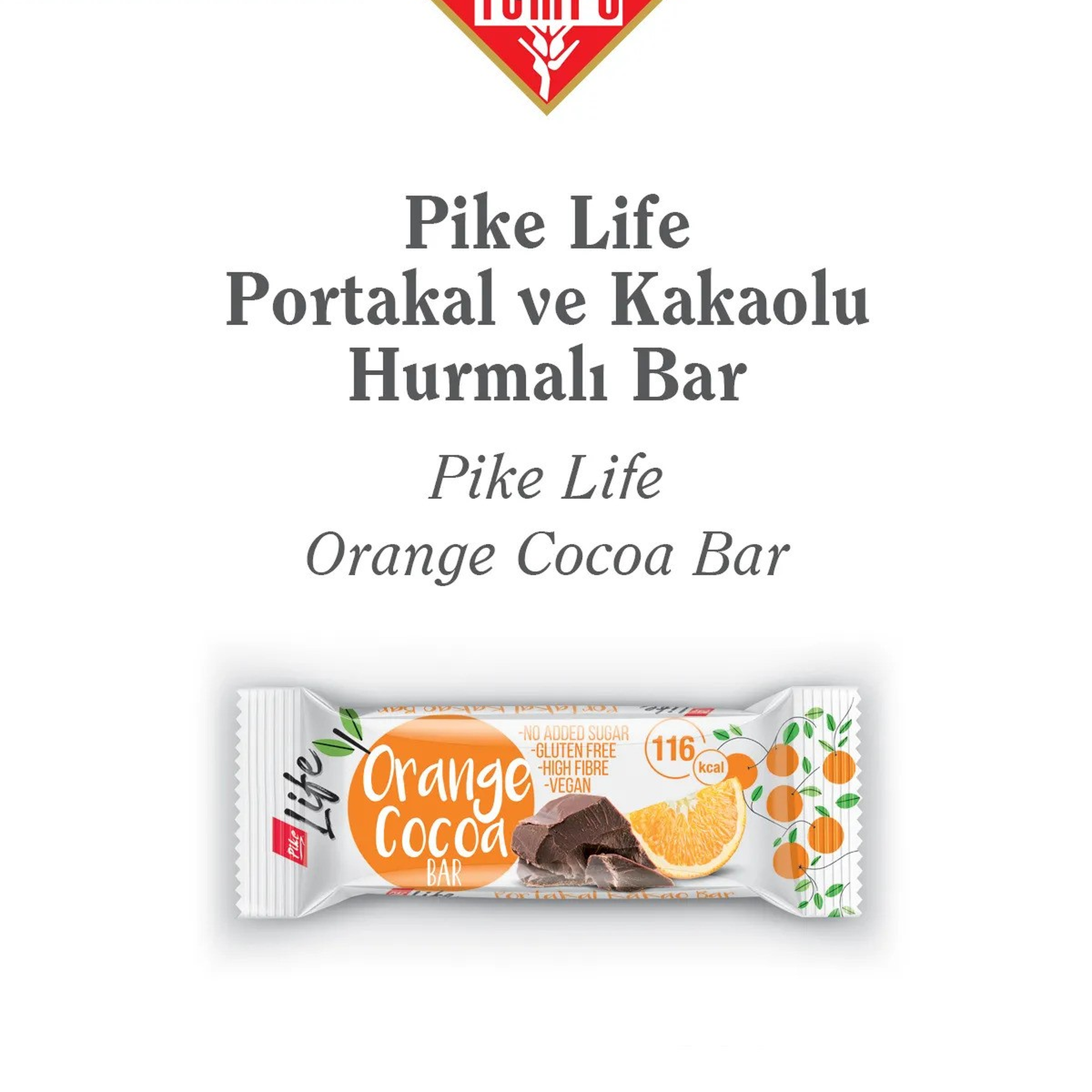 Portakal ve Kakaolu Hurma Bar