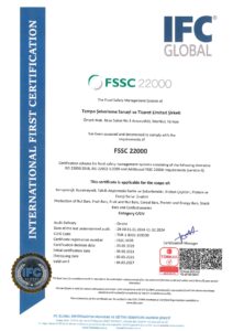 FSSC 22000 sertifikası