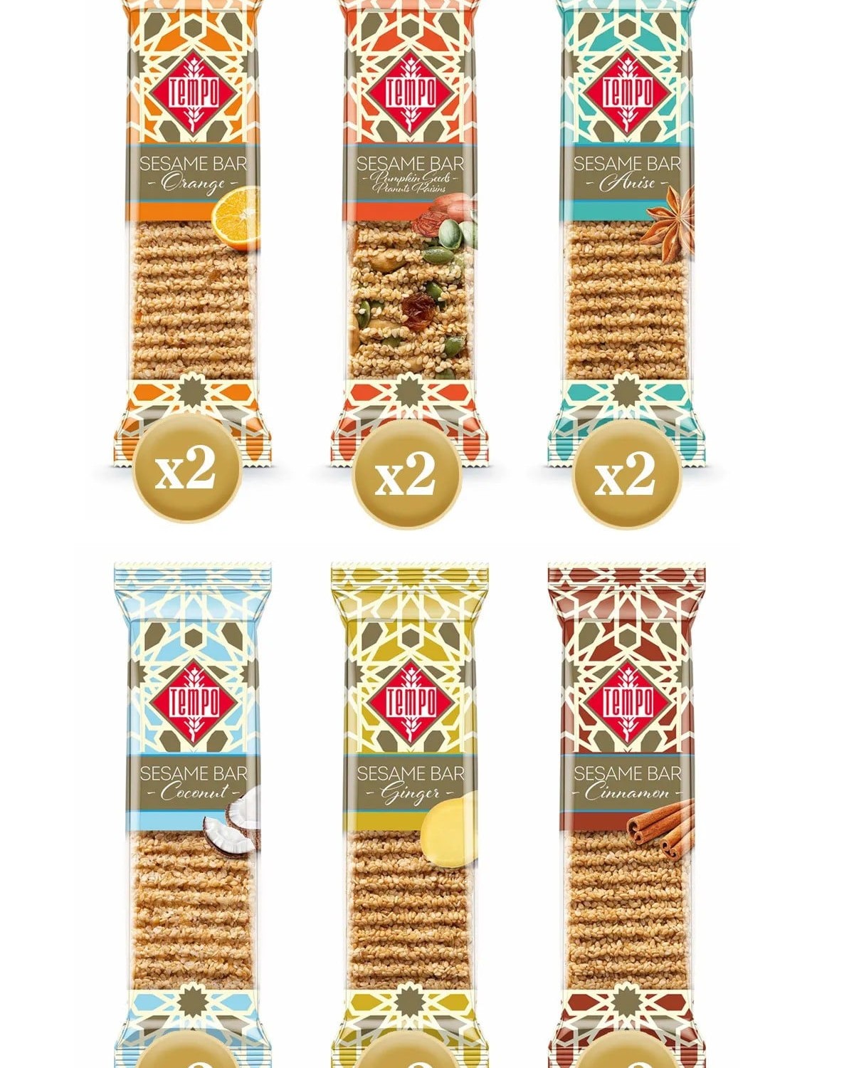 Karma 45 g Susam Krokan Kutu x 12 Adet (6 Çeşit)
