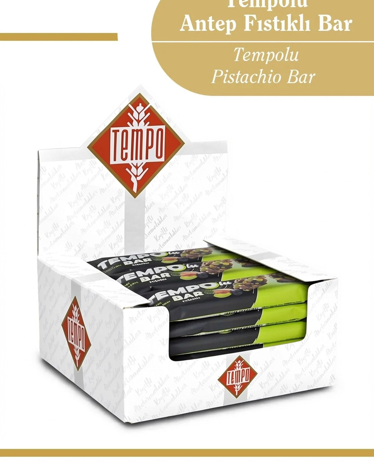 Tempolu Antep Fıstıklı Bar 30 g x 12 Adet